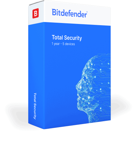 Bitdefender Total Security 5 Devices 1 year